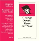 George Orwell, Hans Korte - Farm der Tiere, 3 Audio-CD (Audio book)