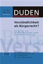 Anto, Antos, Eichhoff-Cyru, Karin M. Eichhoff-Cyrus, Rudolf Hoberg, Kari M Eichhoff-Cyrus... - Duden Thema Deutsch - 9: Verständlichkeit als Bürgerrecht?
