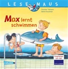 Kraushaar, Sabine Kraushaar, Tielman, Christian Tielmann, Sabine Kraushaar - LESEMAUS 54: Max lernt schwimmen