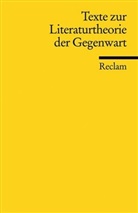 Rol G Renner, Rolf G Renner, Kimmic, Dorothee Kimmich, Dorothee (Hrsg.) Kimmich, Renne... - Texte zur Literaturtheorie der Gegenwart