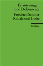 Walter Schafarschik, Friedrich Schiller, Friedrich von Schiller, Walter Schafarschik - Friedrich Schiller 'Kabale und Liebe'