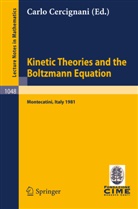 C Cercignani, C. Cercignani, Carlo Cercignani - Kinetic Theories and the Boltzmann Equation