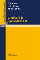 Jacques Azema, Paul A. Meyer, Marc Yor - Seminaire de Probabilites XXI