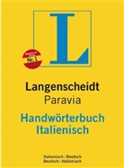 Fabrizio Cicoira, Anto Reininger, Langenscheidt-Redak in Zusammenarbeit mit Paravia - Langenscheidt Paravia Handwörterbuch Italienisch
