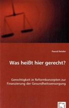 Pascal Detzler - Was heißt hier gerecht?