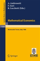 Antonio Ambrosetti, Franco Gori, Roberto Lucchetti - Mathematical Economics