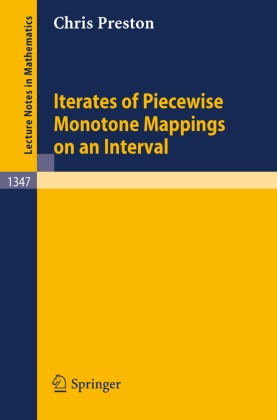 Chris Preston - Iterates of Piecewise Monotone Mappings on an Interval