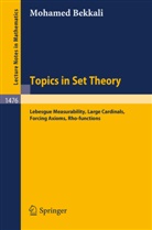 Mohamed Bekkali - Topics in Set Theory