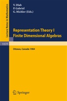 Vlastimil Dlab, Peter Gabriel, Gerhard Michler - Representation Theory I. Proceedings of the Fourth International Conference on Representations of Algebras, held in Ottawa, Canada, August 16-25, 1984