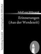 Adolf Von Wilbrandt - Erinnerungen (Aus der Werdezeit)