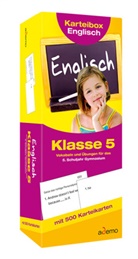 ademo Verlag - Karteibox Englisch, Klasse 5, m. 500 Beilage