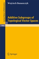 Wojciech Banaszczyk - Additive Subgroups of Topological Vector Spaces