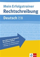 Mein Erfolgstrainer Rechtschreibung, Deutsch 7./8. Schuljahr