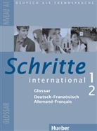 Schritte international - Deutsch als Fremdsprache - 1/2: Glossar Deutsch-Französisch, Allemand-Français