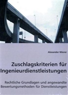 Alexander Wierer - Zuschlagskriterien für Ingenieurdienstleistungen