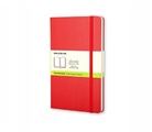 Moleskine - Moleskine classic, Large Size, Plain Notebook, red