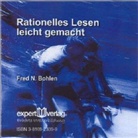 Fred N. Bohlen - Rationelles Lesen leicht gemacht, 1 Audio-CD (Hörbuch)