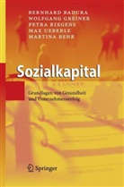 Bernhard Badura, Wolfgang Greiner, Petra Rixgens - Sozialkapital