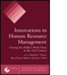 Terry F. Buss, Buss Terry F., Myra Howze Shiplett, Hannah S. Sistare, Hannah S. Shiplett Sistare, Sistare Hannah S.... - Innovations in Human Resource Management