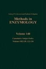 Sidney P. Colowick, Nathan O. Kaplan - Cumulative Subject Index, for Volumes 102-119 and Volumes 121-134