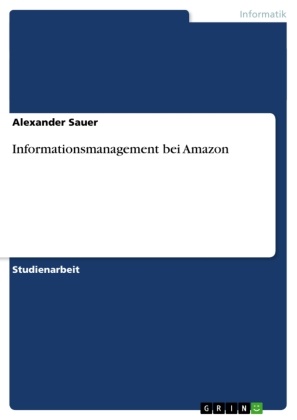 Alexander Sauer - Informationsmanagement bei Amazon
