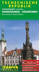 Klau Höfer, Klaus Höfer - Höfer Straßenkarten: Höfer Straßenkarte Tschechische Republik, Nordmähren-Südmähren
