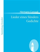 Hermann Conradi - Lieder eines Sünders /Gedichte