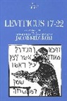 Jacob Milgrom - Leviticus 17-22