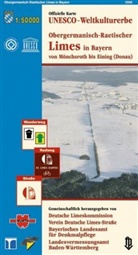 /  /  /, Verei Deutsche Limes-Strasse, Verein Deutsche Limes-Strasse, Landesamt f  Denkma - Obergermanisch-Raetischer Limes in Bayern von Mönchsroth bis Eining (Donau), Offizielle Karte UNESCO-Weltkulturerbe