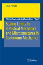 Errico Presutti - Scaling Limits in Statistical Mechanics and Microstructures in Continuum Mechanics