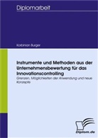 Korbinian Burger - Instrumente und Methoden aus der Unternehmensbewertung für das Innovationscontrolling