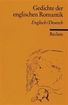 Raimund Borgmeier - Gedichte der englischen Romantik, Engl.-Dtsch.