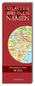 Stefan Hormes - Atlas der Wahren Namen, Etymologische Karte Welt