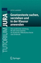 Otto Lagodny - Gesetzestexte suchen, verstehen und in der Klausur anwenden
