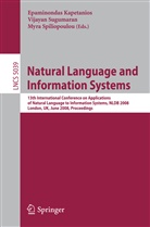 Epaminondas Kapetanios, Myra Spiliopoulou, Vijaya Sugumaran, Vijayan Sugumaran - Natural Language and Information Systems