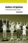 Greg Myers - Matters of Opinion