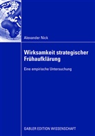 Alexander Nick - Wirksamkeit strategischer Frühaufklärung