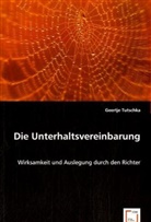 Geertje Tutschka - Die Unterhaltsvereinbarung