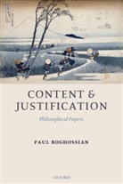 Paul A. Boghossian, Paul Artin Boghossian, P. Momtchiloff - Content and Justification