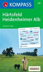 Kompass Karten: Kompass Karte Härtsfeld, Heidenheimer Alb