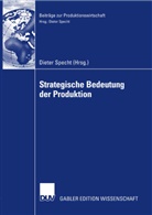 Diete Specht, Dieter Specht - Strategische Bedeutung der Produktion