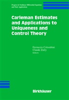 F. Colombini, Ferrucio Colombini, C. Zuily, Ferruccio Colombini, Ferucci Colombini, Feruccio Colombini... - Carleman Estimates and Applications to Uniqueness and Control Theory