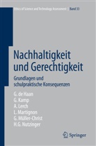Gerhar de Haan, Gerhard de Haan, Gerhard de Haan, Geor Kamp, Georg Kamp, Achim Lerch... - Nachhaltigkeit und Gerechtigkeit