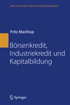 Fritz Machlup - Börsenkredit, Industriekredit und Kapitalbildung