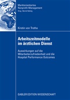Kirstin Trotha, Kirstin von Trotha - Auswirkungen verschiedener Arbeitszeitmodelle im ärztlichen Dienst auf die Mitarbeiterzufriedenheit und die Hospital Performance Outcomes