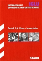 IGLU, Interantionale Grundschul-Lese-Untersuchung: Deutsch 3./4. Klasse, Leseverstehen