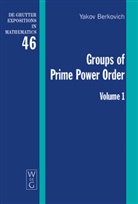 Yakov Berkovich - Yakov Berkovich; Zvonimir Janko: Groups of Prime P - Volume 1: Groups of Prime Power Order. Volume 1. Vol.1