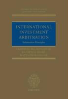 Campbell McLachlan, Campbell/ Shore McLachlan, Laurence Shore, Matthew Weiniger - International Investment Arbitration