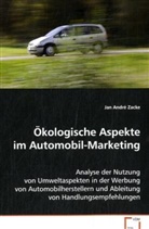 Jan A. Zacke, Jan André Zacke, Zacke Jan André - Ökologische Aspekte im Automobil-Marketing