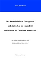 Hans P Kranz, Hans-Peter Kranz - Der Zoom bei einem Fotoapparat und die Farben bei einem Bild beeinflussen die Gebühren im Internet